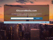 Tablet Screenshot of idiscernmedia.com